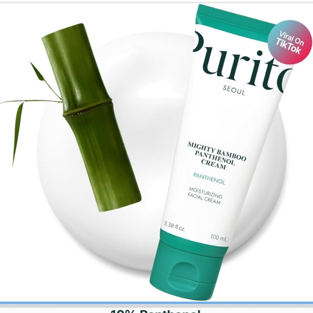 PURITO Panthenol 10% Post-Acne Cream | Moisturizer for Blemish Marks Repair 3.38